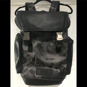 Coach Authentic Black and Grey Ranger Backpack